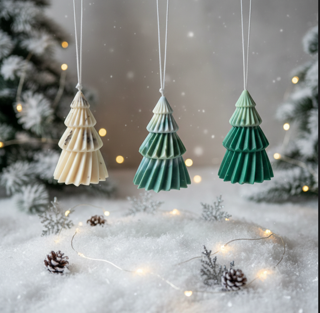 Lot de 3 Épicéas de Noël